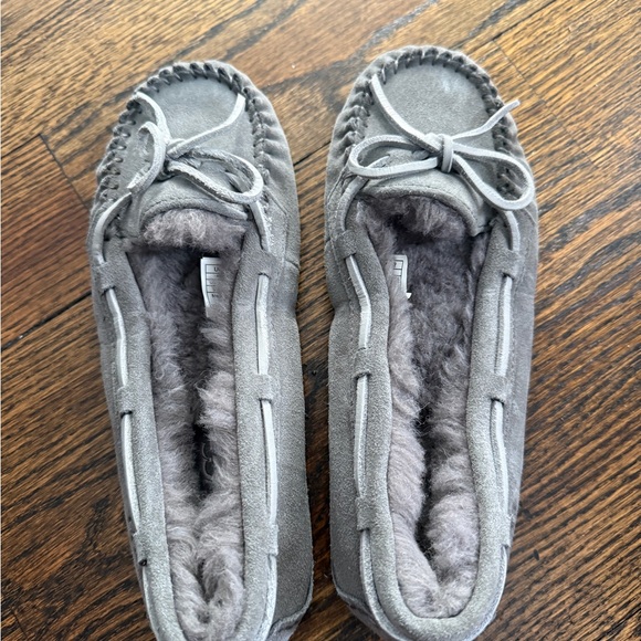 Ugg Bella II UGGplush Lined Moc Slipper Charcoal Grey 5US - Picture 2 of 6